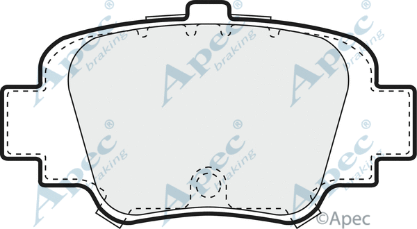Brake Pad Set, disc brake (PAD871)
