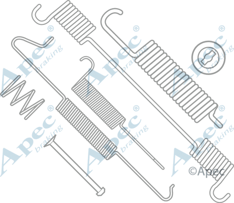 Accessory Kit, brake shoes (KIT868)