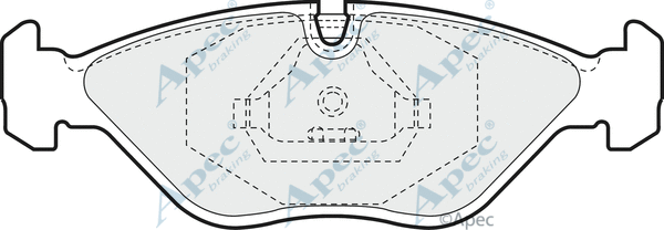 Brake Pad Set, disc brake (PAD651)