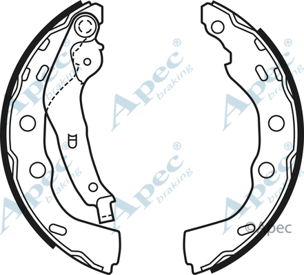 Brake Shoe Set (SHU709)