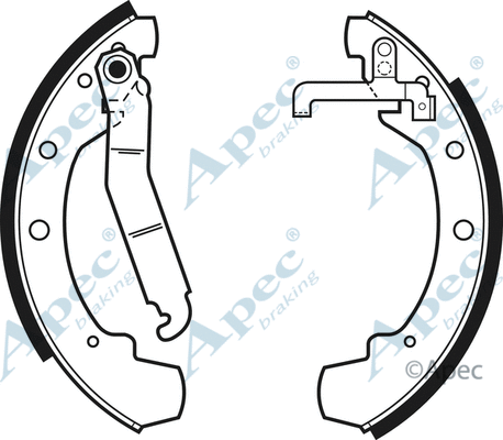 Brake Shoe Set (SHU397)