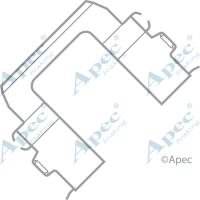 Accessory Kit, disc brake pad (KIT523)