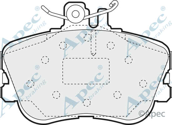 Brake Pad Set, disc brake (PAD805)
