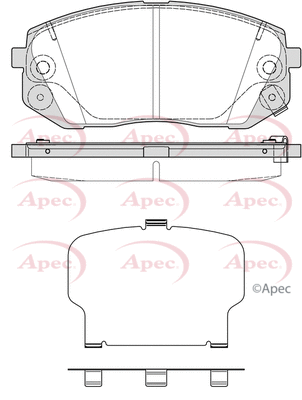 Brake Pad Set, disc brake (PAD2348)