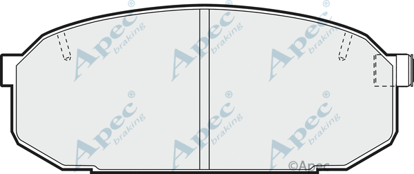 Brake Pad Set, disc brake (PAD939)