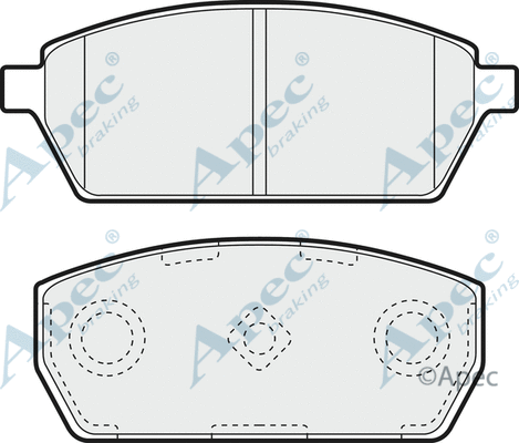 Brake Pad Set, disc brake (PAD968)