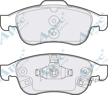 Brake Pad Set, disc brake (PAD2090)