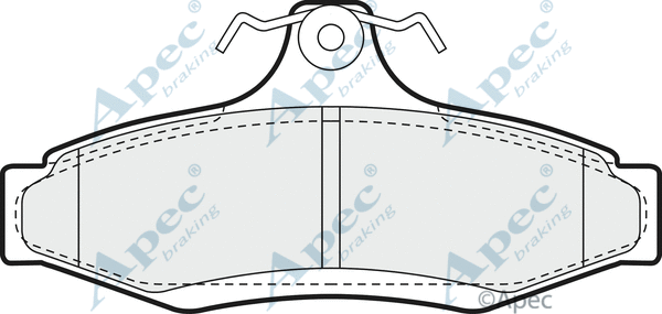 Brake Pad Set, disc brake (PAD1008)