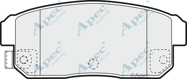 Brake Pad Set, disc brake (PAD1369)