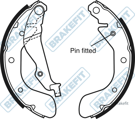 Brake Shoe Set (BSH1048)