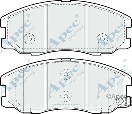 Brake Pad Set, disc brake (PAD1574)