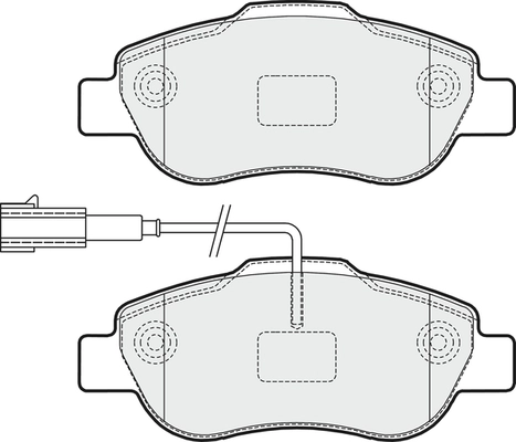 Brake Pad Set, disc brake (PD3611)