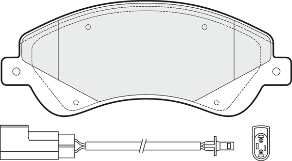 Brake Pad Set, disc brake (PD3094)