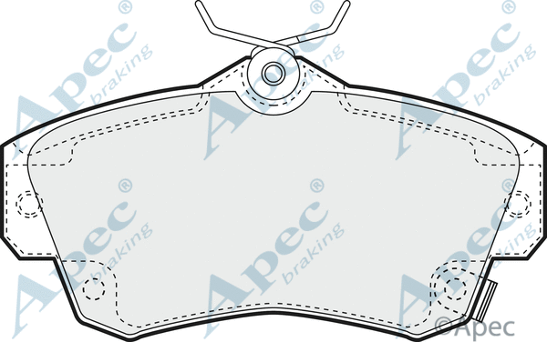 Brake Pad Set, disc brake (PAD1118)
