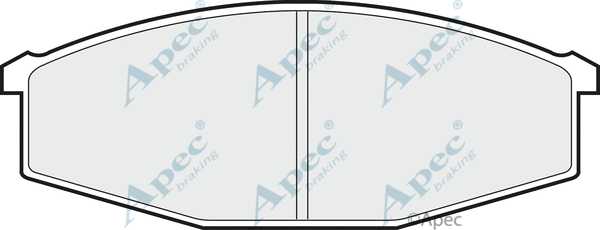 Brake Pad Set, disc brake (PAD375)