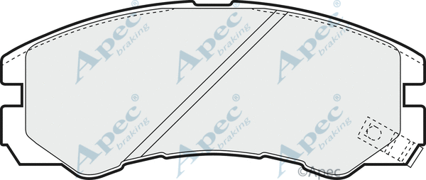 Brake Pad Set, disc brake (PAD1036)