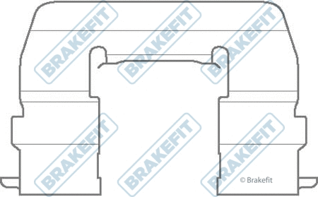 Accessory Kit, disc brake pad (BKT1292)