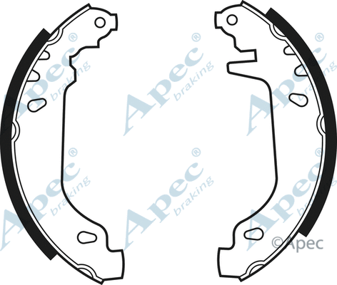 Brake Shoe Set (SHU448)
