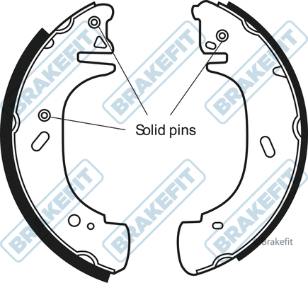 Brake Shoe Set (BSH1099)