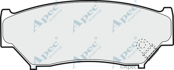Brake Pad Set, disc brake (PAD844)