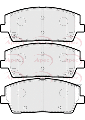 Brake Pad Set, disc brake (PAD2312)