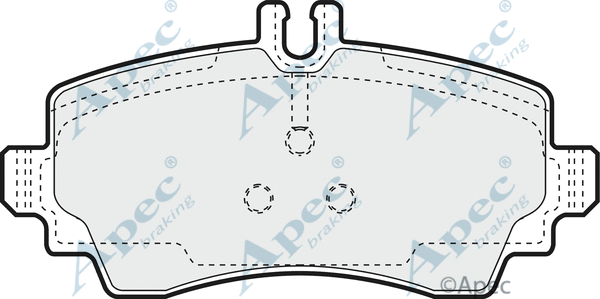 Brake Pad Set, disc brake (PAD993)