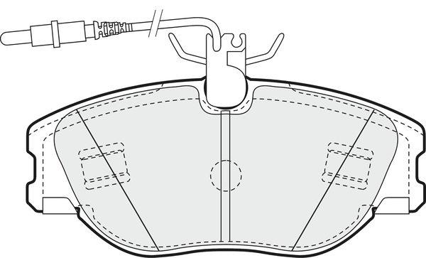 Brake Pad Set, disc brake (PD3427)
