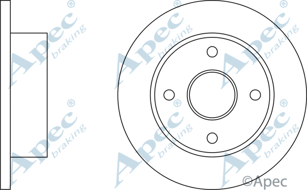Brake Disc (DSK104)