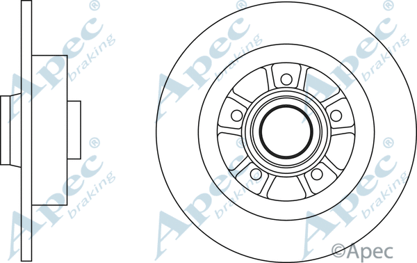 Brake Disc (DSK2824)