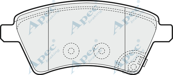 Brake Pad Set, disc brake (PAD1590)