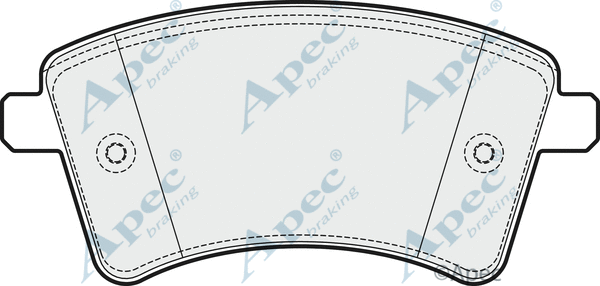 Brake Pad Set, disc brake (PAD1656)