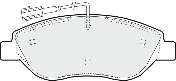 Brake Pad Set, disc brake (PD3554)