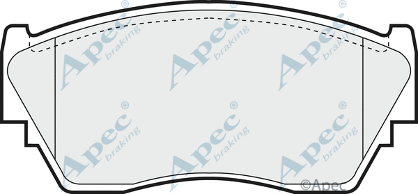 Brake Pad Set, disc brake (PAD782)