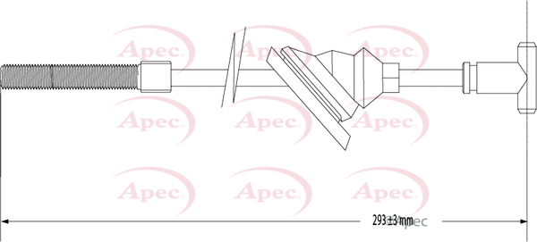 Cable Pull, parking brake (CAB1326)