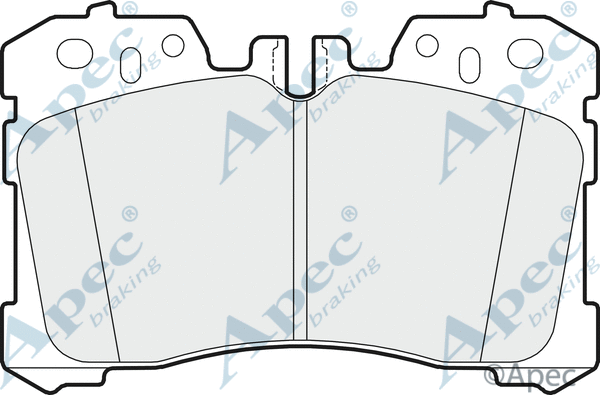Brake Pad Set, disc brake (PAD1622)