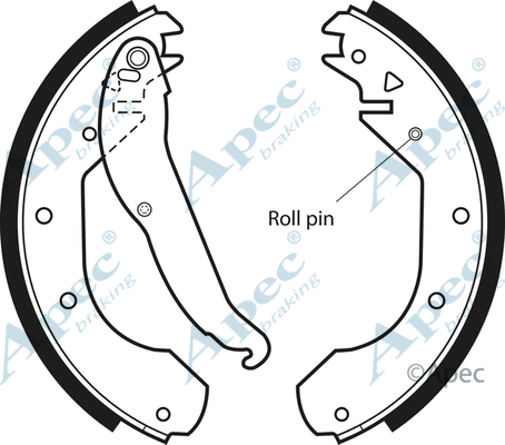 Brake Shoe Set (SHU360)
