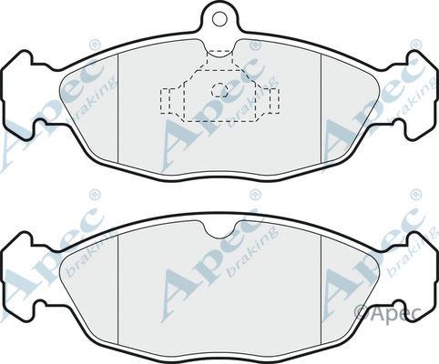Brake Pad Set, disc brake (PAD730)