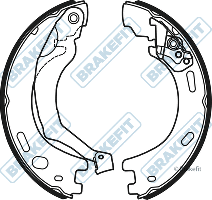 Brake Shoe Set, parking brake (BSH1059)