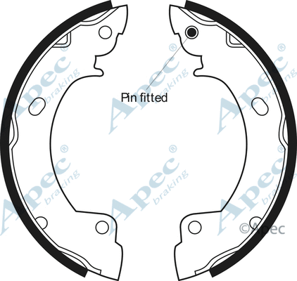 Brake Shoe Set (SHU504)