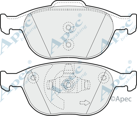 Brake Pad Set, disc brake (PAD1326)