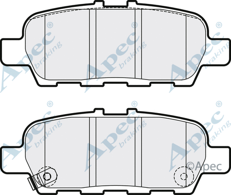 Brake Pad Set, disc brake (PAD2165)