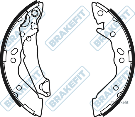 Brake Shoe Set (BSH1104)
