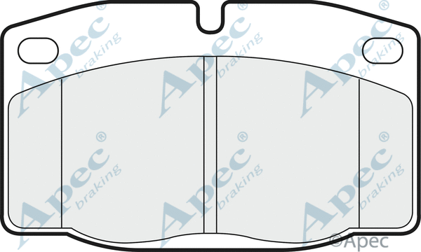 Brake Pad Set, disc brake (PAD581)