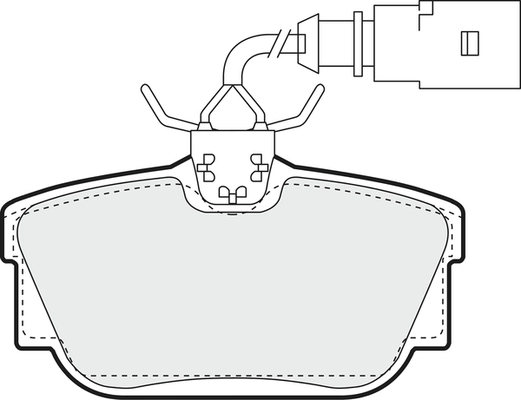 Brake Pad Set, disc brake (PD3895)