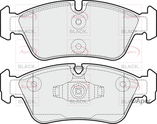Brake Pad Set, disc brake (PAD1464B)