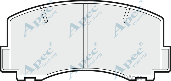 Brake Pad Set, disc brake (PAD415)