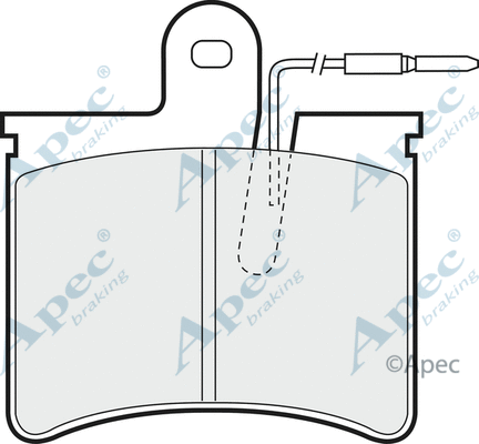 Brake Pad Set, disc brake (PAD374)
