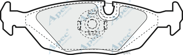 Brake Pad Set, disc brake (PAD404)