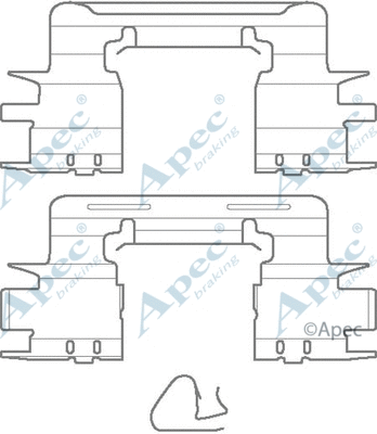 Accessory Kit, disc brake pad (KIT1148)