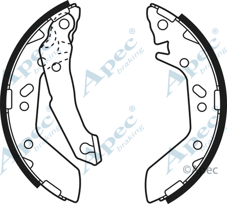 Brake Shoe Set (SHU627)
